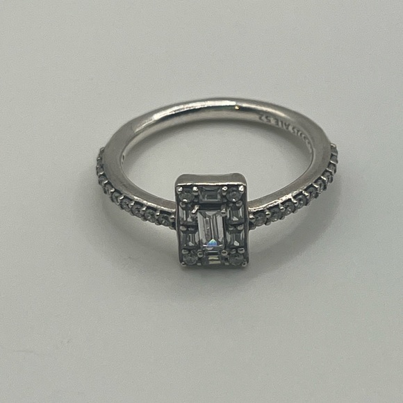 Pandora Jewelry - Pandora ring with cz’s. Size 6. D